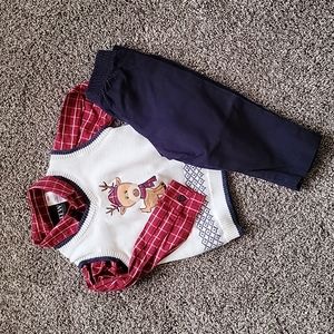 18 month boy Christmas outfit